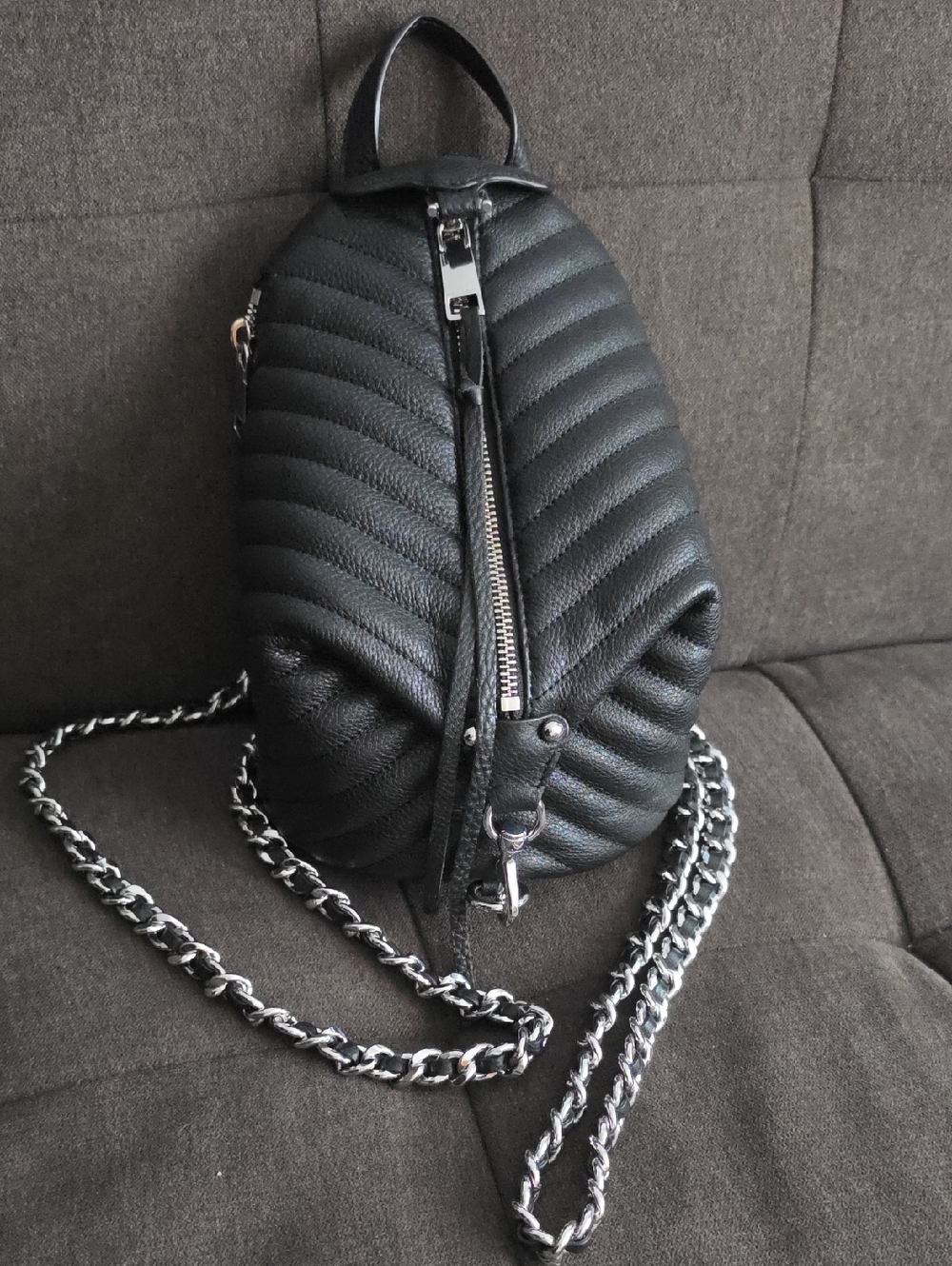 Small Leather Backpack By REBECCA MINKOFF